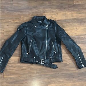 Zara leather jacket
